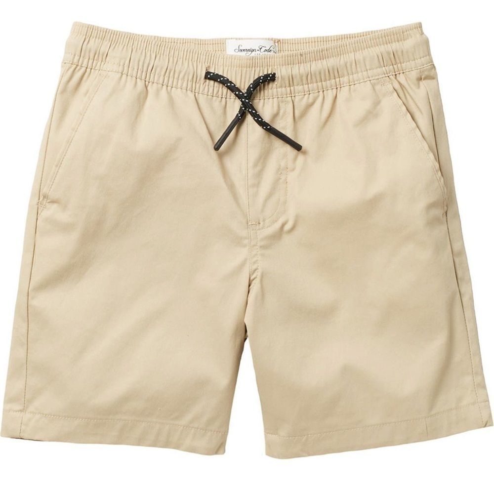 SOVEREIGN CODE Jaylen Drawstring Pull-On Shorts Color:Khaki Size:XL(18-20) NWT!